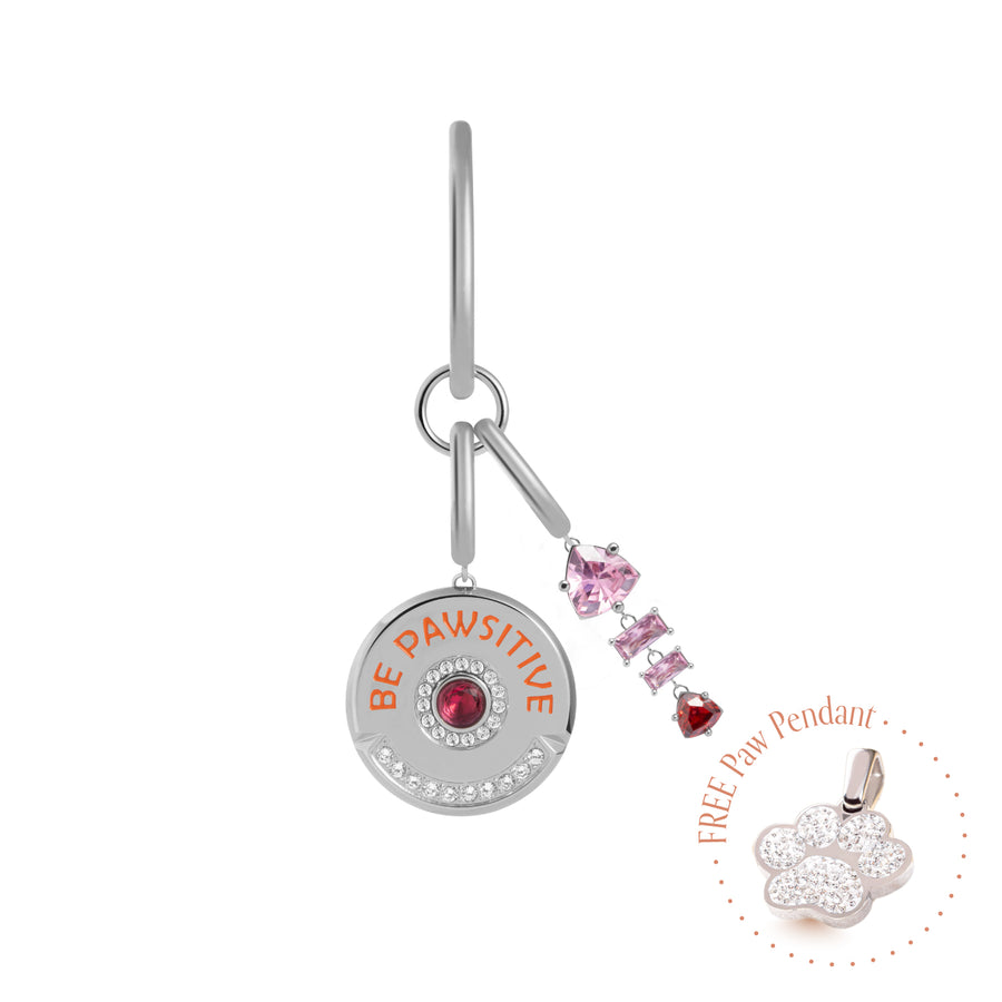 PET IT ON Amulet Charm Set - Be Pawsitive + Fish Bone - ARTĒ Madrid